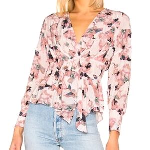IRO x REVOLVE Nude Rush Blouse 34